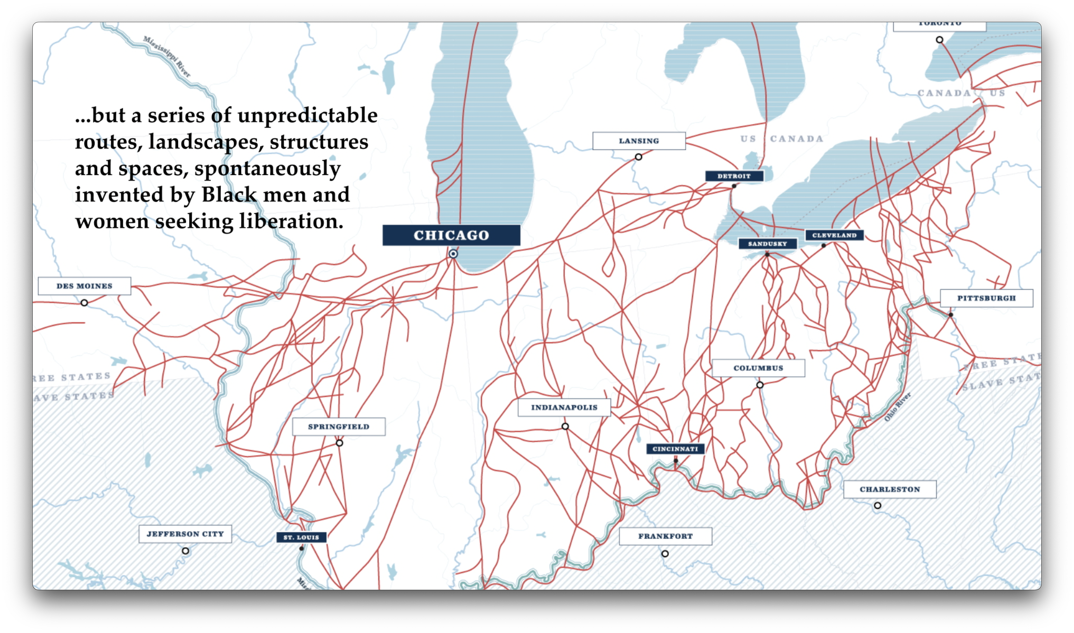 Animation still: Eliza Harris in Ripley, Ohio