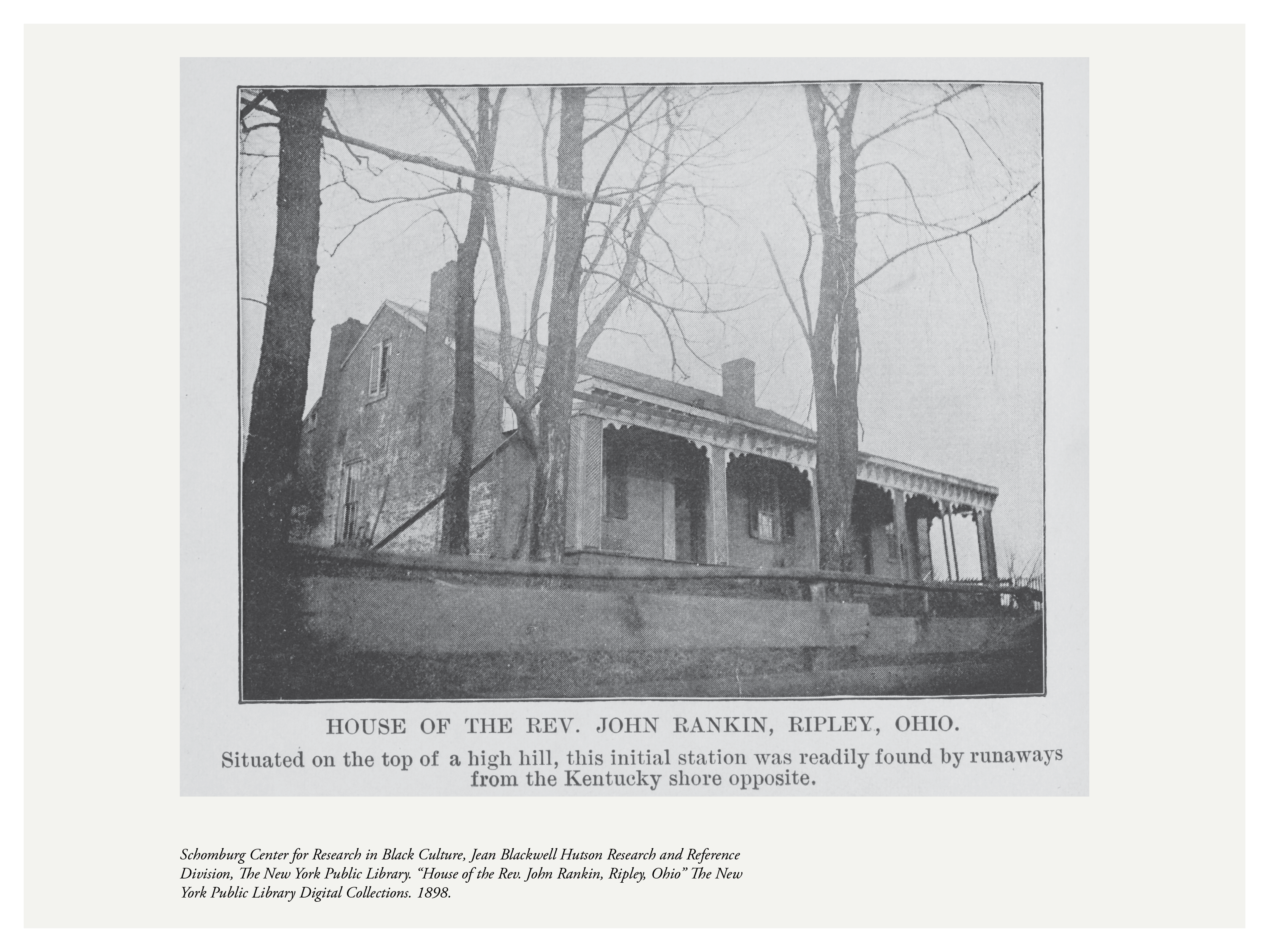 House of the Rev. John Rankin, 1898