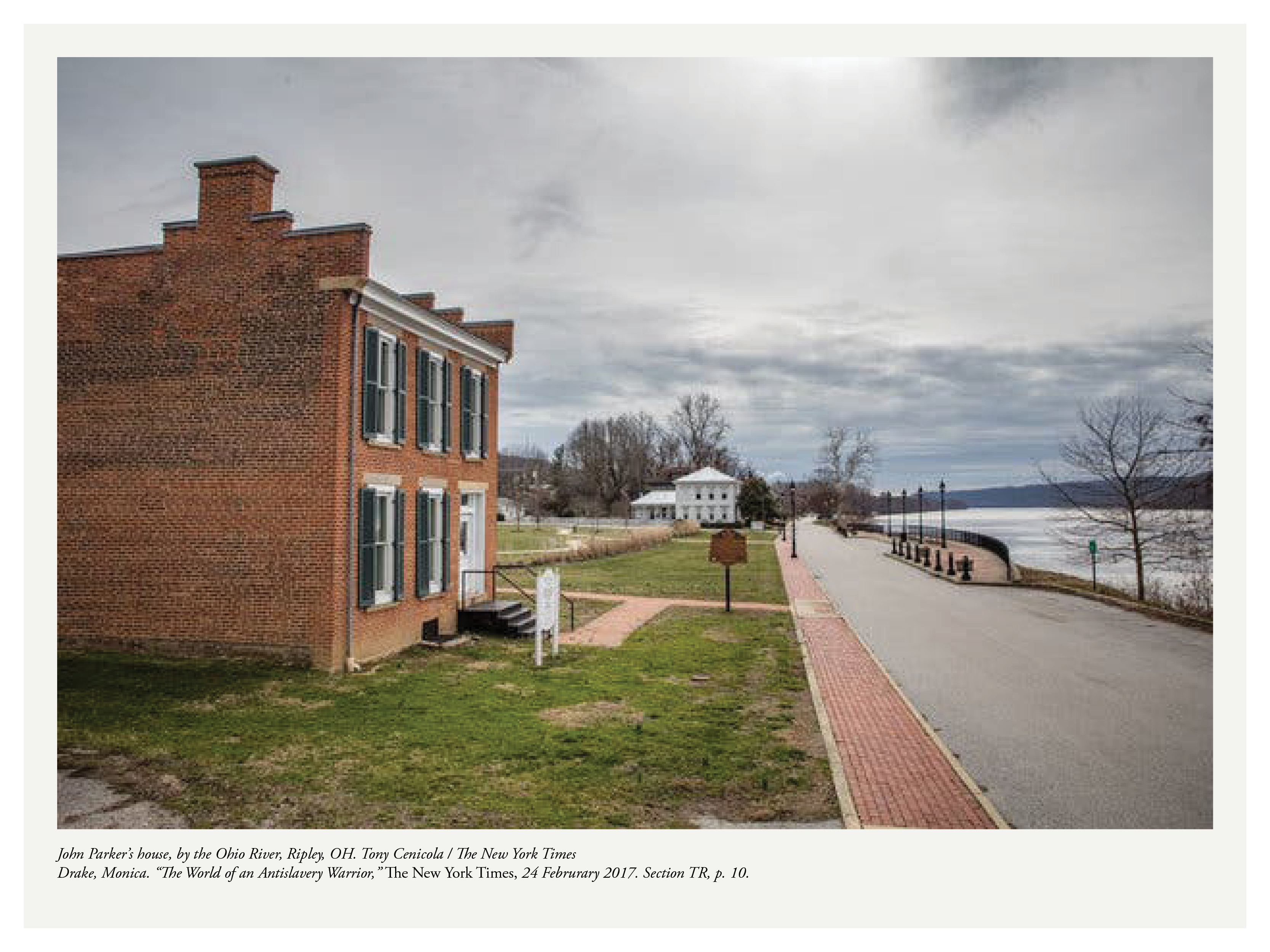 John Parker's house by the Ohio River
