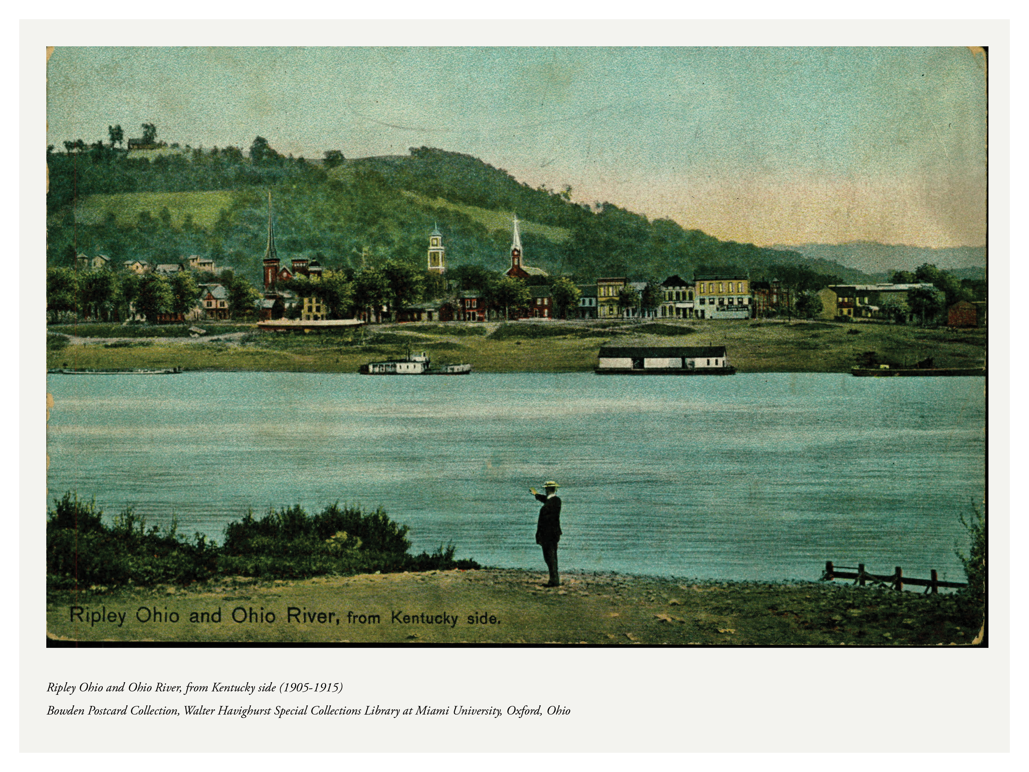 Ripley Ohio from Kentucky side 1905–1915