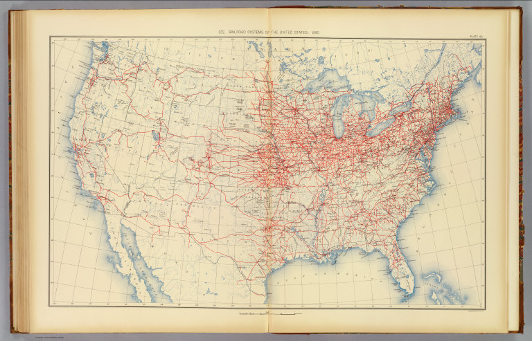 Railroad Systems of the United States: 1890, Henry Gannett, 1898